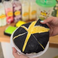 Bánh crep sầu ngàn lớp nhà 9 sạch- phô mai than tre ( size đại 16cm)