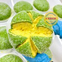 Bánh crep sầu ngàn lớp nhà 9 sạch- xanh lá dứa ( size đại 16cm)