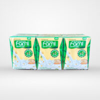 Sữa đậu nành Fami nguyên chất Vinasoy (lốc 6 hộpx200ml)