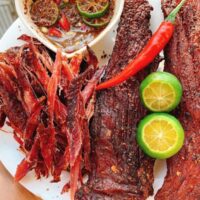 Trâu gác bếp kèm chẩm chéo ( gói 500gr)