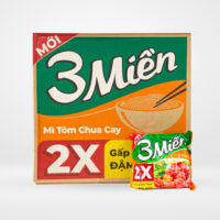 Mì 3 Miền tôm chua cay (thùng 30 gói x 65g)