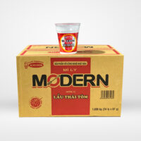 Mì ly Modern vị lẩu thái tôm (thùng 24 ly x 65g)
