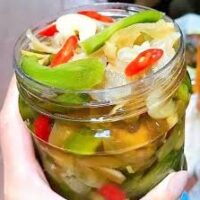 Vó bò ngâm rau Tiến Vua ( 1 hũ 500gr)