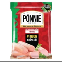 Xúc xích dinh dưỡng thịt heo Ponnie (5 Cây x 35g)