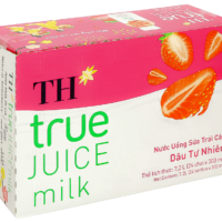 NƯỚC UỐNG SỮA TRÁI CÂY DÂU TỰ NHIÊN – TH TRUE JUICE MILK ( thùng * 24 chai 300ml)
