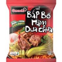 Mì Omachi Diamond bắp bò hầm dưa chua gói 121g