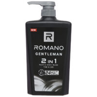 Dầu gội tắm 2 Trong 1 Romano Hương Nước Hoa Gentleman 650g