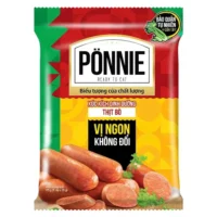 Xúc xích dinh dưỡng thịt bò Ponnie (5 Cây x 35g)