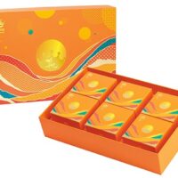 Hộp bánh Trung Thu Kinh Đô Lava trứng chảy 6 bánh (LAVA6)